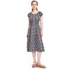 Vestido Feminino Estampado Com Detalhe Franzido Cintura 230263 - Atacado
