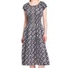 Vestido Feminino Estampado Com Detalhe Franzido Cintura 230263 - Atacado