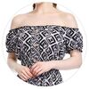 Vestido Feminino Estampado Com Detalhe Franzido Cintura 230263 - Atacado