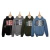 Blusa de Moletom Flanelada Com Zíper 540398 - Atacado