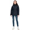 Jaqueta Feminina Puffer Alongada Peluciada 620236 - Atacado