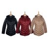 Jaqueta Feminina Puffer Alongada Peluciada 620236 - Atacado
