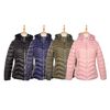 Jaqueta Feminina Puffer Com Capuz Removível 620285 - Atacado