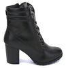 Bota Coturno Feminina Salto Alto Mooncity 73130 - Atacado