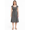 Vestido Feminino Estampado Com Detalhe Franzido Cintura 230263 - Atacado