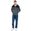 Blusa de Tricot Masculina C/ Capuz e Zíper 590174 - Atacado
