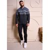 Blusa de Tricot Masculina C/ Capuz e Zíper 590174 - Atacado