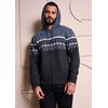 Blusa de Tricot Masculina C/ Capuz e Zíper 590174 - Atacado