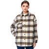 Casaco Feminino Flanelado C/ Fechamento Em Botão 610264 - Atacado