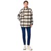 Casaco Feminino Flanelado C/ Fechamento Em Botão 610264 - Atacado