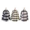 Casaco Feminino Flanelado C/ Fechamento Em Botão 610264 - Atacado