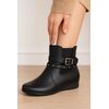 Bota Cano Baixo Feminina Mooncity 71083 Preto - Atacado