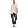 Blazer Feminino Alfaiataria Alongado 690145 - Atacado