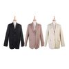 Blazer Feminino Alfaiataria Alongado 690145 - Atacado