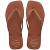 Chinelo Feminino Havaianas Slim Square Logo Pop-up