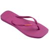 Chinelo Feminino Havaianas Slim Square Logo Pop-up