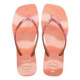 Chinelo Feminino Havainas Slim Square Glitter Party - Atacado