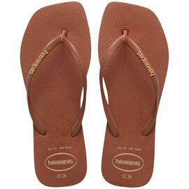 Chinelo Feminino Havaianas Slim Square Logo Pop-up