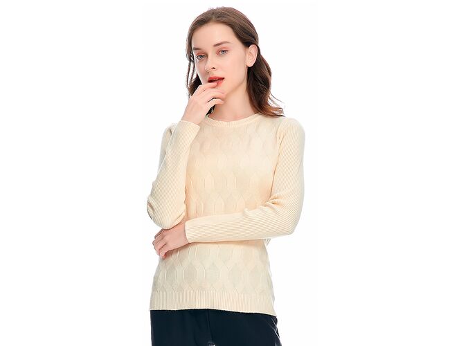 Blusa Feminina em Tricot Gola Redonda 650937 - Atacado