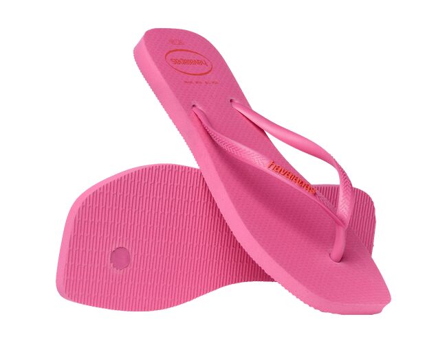 Chinelo Feminino Havaianas Slim Square Logo Pop-up - Atacado