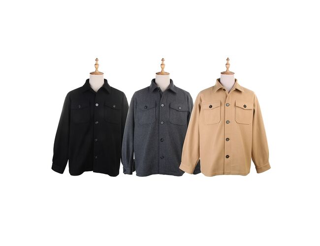 Casaco Casual Masculino C/ Fechamento Em Botão 510093 - Atacado