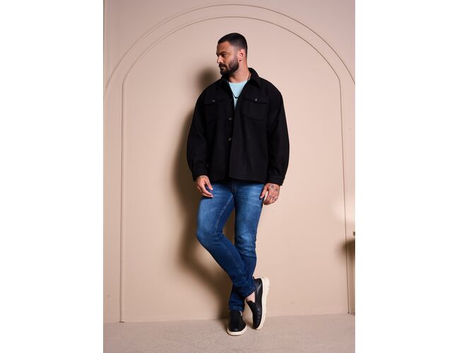 Casaco Casual Masculino C/ Fechamento Em Botão 510093 - Atacado