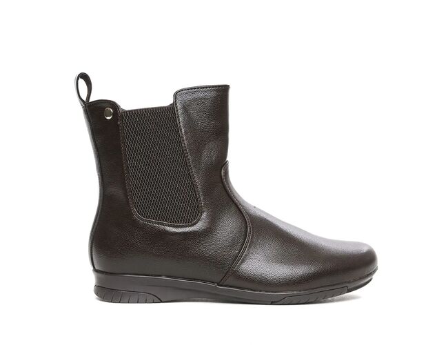 Bota Feminina Rasteira Com Zíper Mooncity 71141 - Atacado