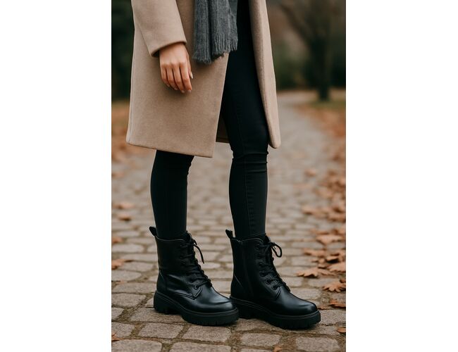 Bota Coturno Feminina Solado Tratorado Mooncity 72266 - Atacado