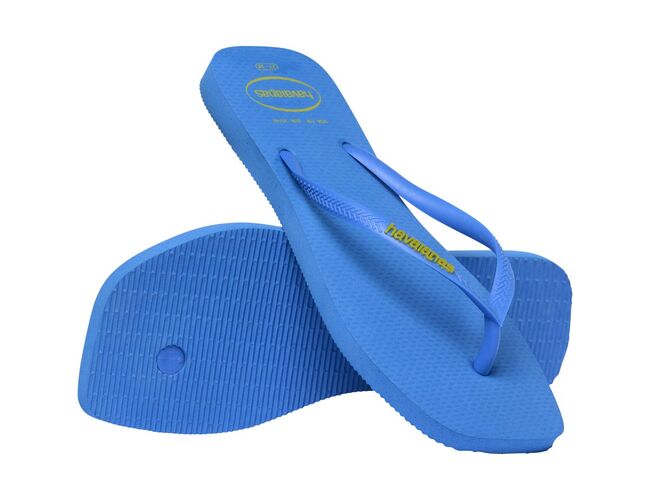 Chinelo Feminino Havaianas Slim Square Logo Pop-up