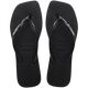 Chinelo Feminino Havaianas Slim Square Logo Metallic - Atacado