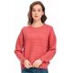 Blusa Feminina De Tricot Canelado Gola Redonda 650965 - Atacado